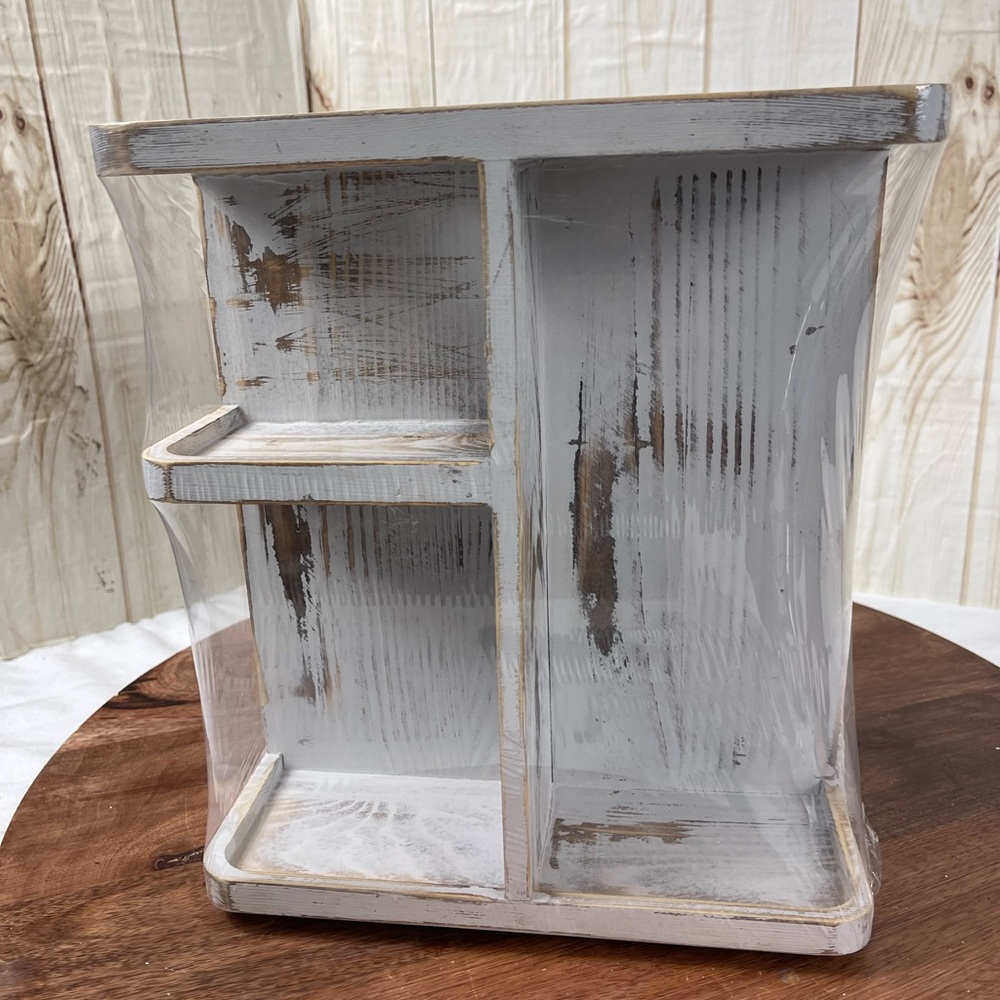 Sorbus Rustic gray Wooden Organizer